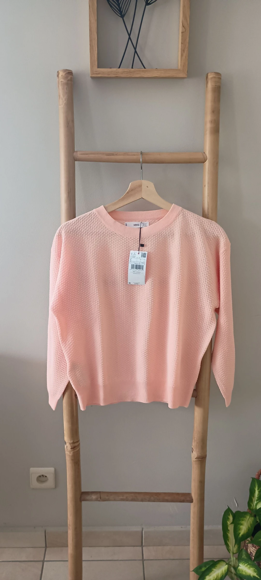 Pull léger texturé, Mango, taille S, neuf avec étiquette